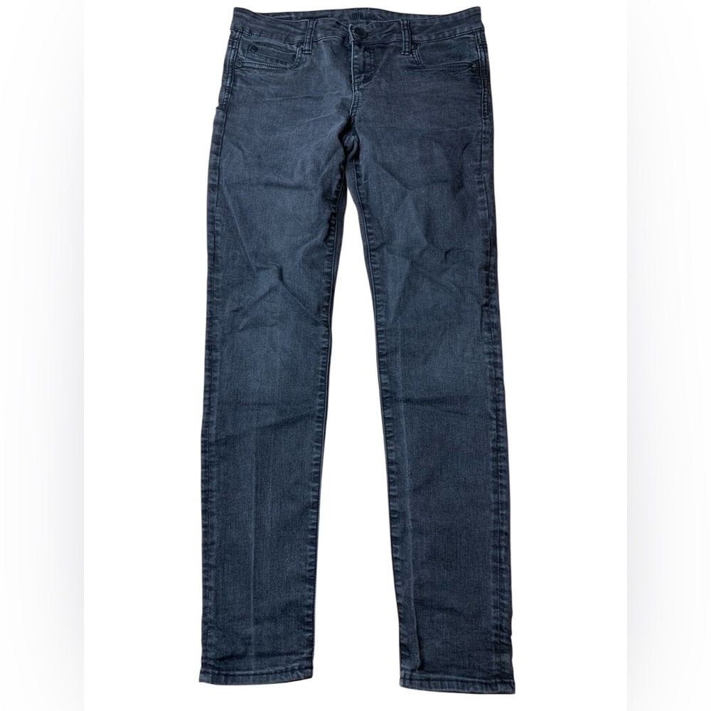 Kut from the Kloth Diana Skinny Jeans - Faded Black - Size 4